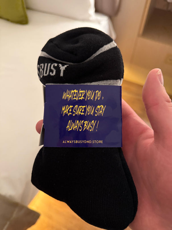 BLACK GRAFTER SOCKS  ( UK 8 - 11 ) * 3 PAIRS *