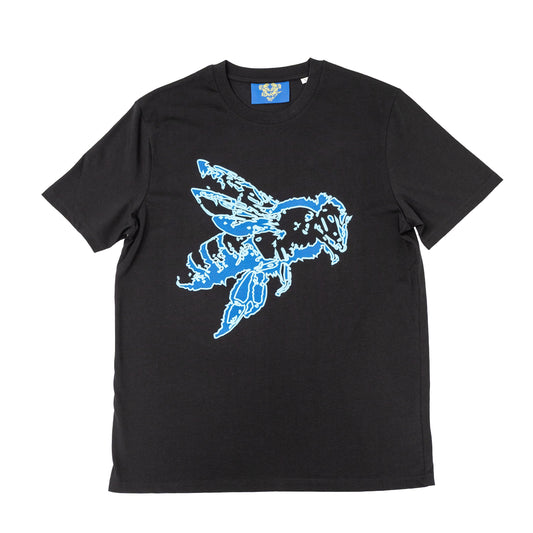 BLACK & BABY BLUE TEE