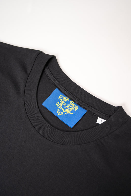 BLACK & BABY BLUE TEE