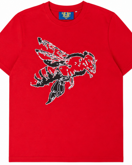 RED PIXEL TEE