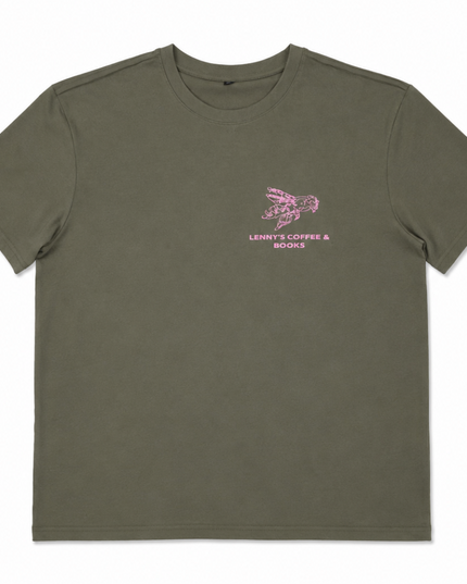 LENNYS COFFEE & BOOKS OVERSIZED TEE