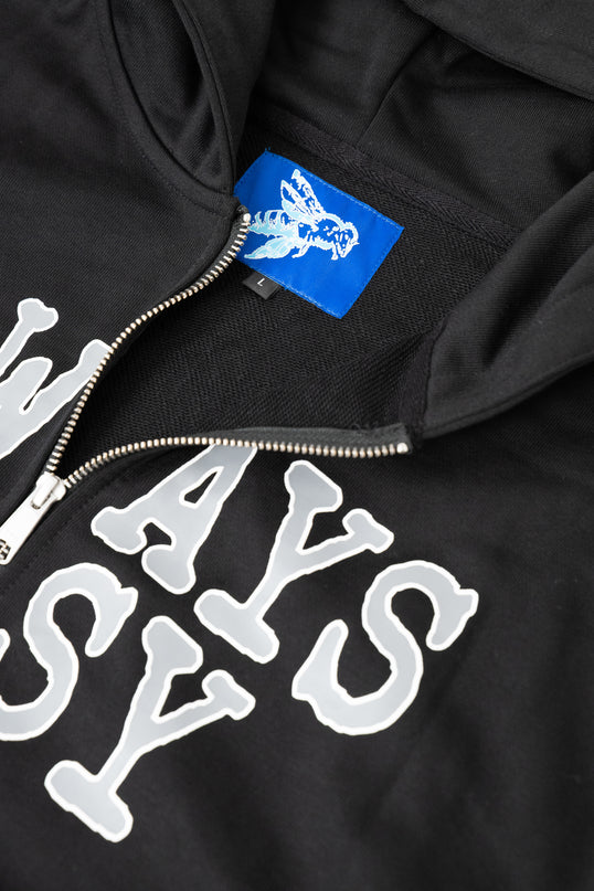 SIMPLE OVERSIZED ZIP HOODIE