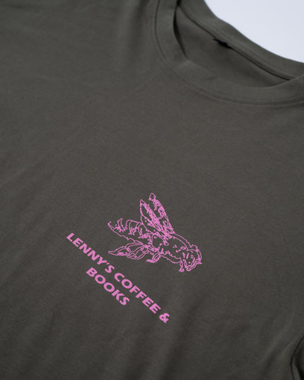LENNYS COFFEE & BOOKS OVERSIZED TEE