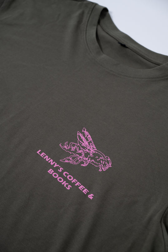 LENNYS COFFEE & BOOKS OVERSIZED TEE