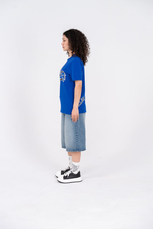 BLUE PIXEL TEE