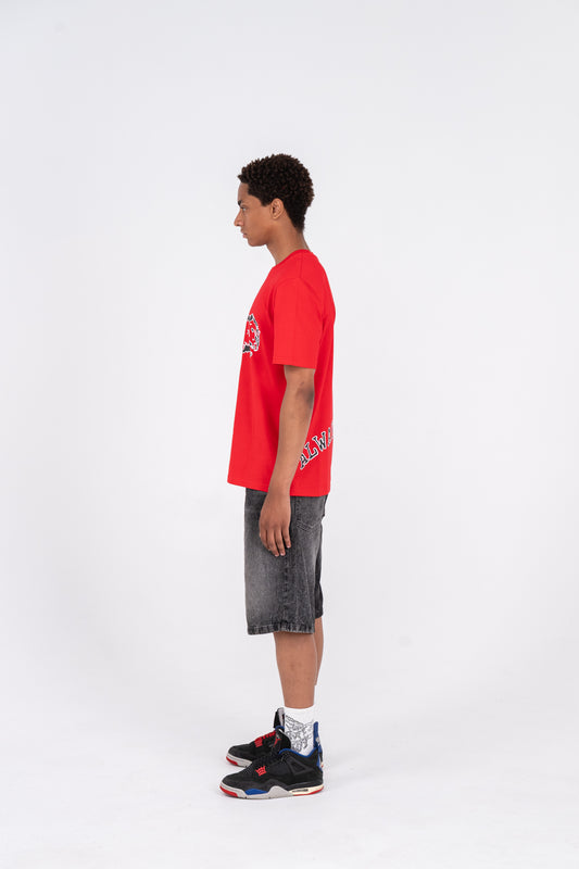 RED PIXEL TEE