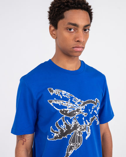 BLUE PIXEL TEE