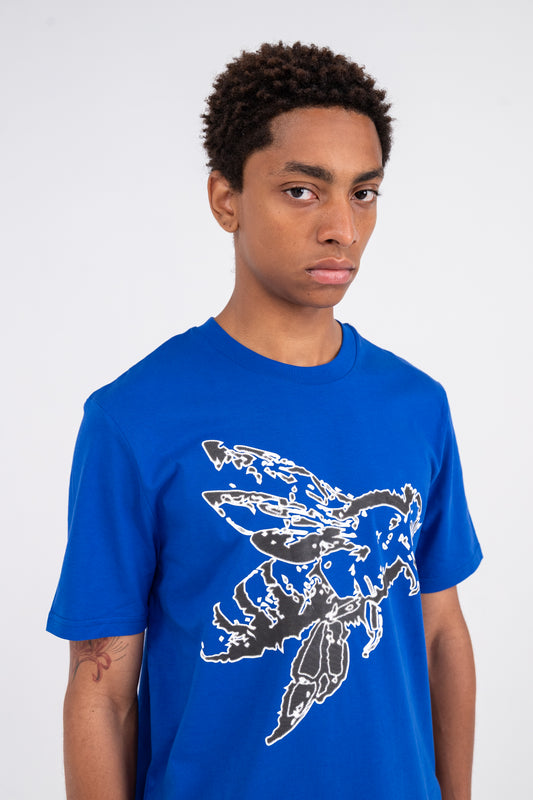 BLUE PIXEL TEE