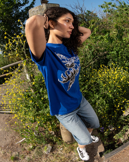 BLUE PIXEL TEE