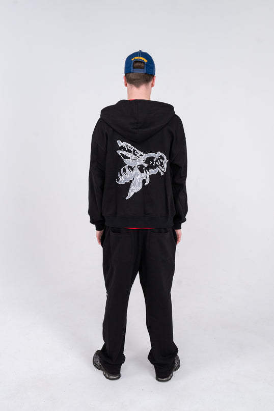 SIMPLE OVERSIZED ZIP HOODIE