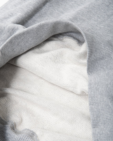 GREY OVERSIZED DENIM HOODIE