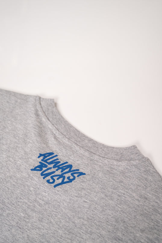 GREY & BLUE TEE