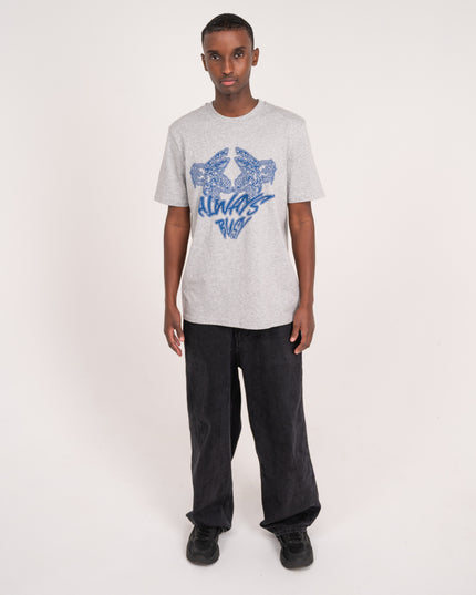 GREY & BLUE TEE