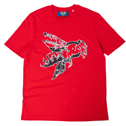 RED PIXEL TEE